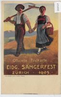 Eidg. Sängerfest Zürich 1905 - Litho