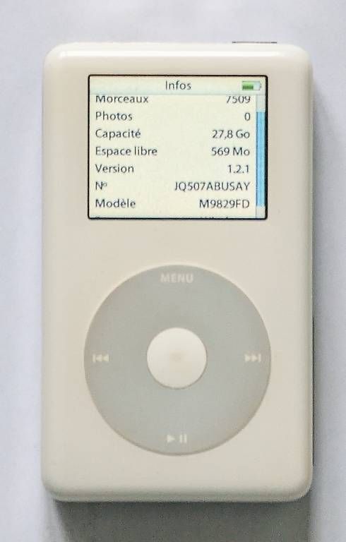 Apple Lettore multimediale portatile: Apple iPod 30 GB Photo - 4th Generation - Blanc – Usato da Torny le Grand venduto da cla_w6np