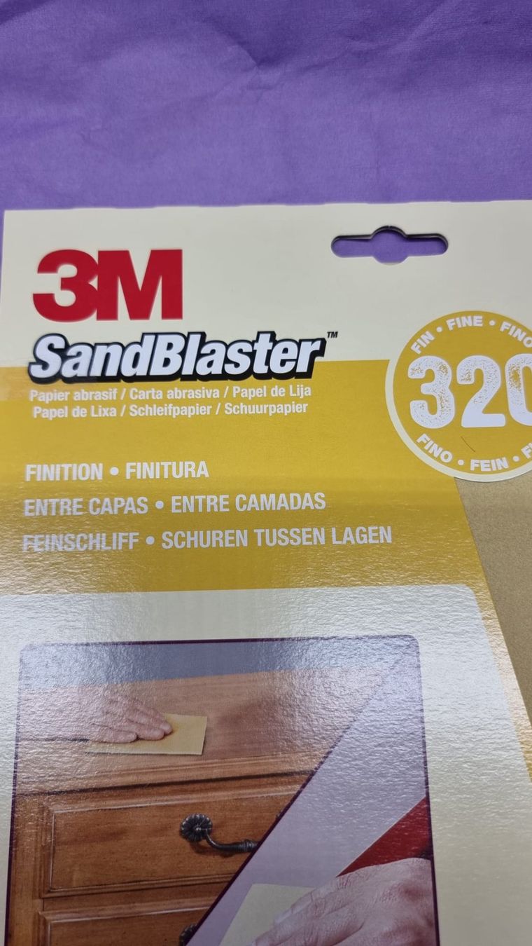 3M Alle Werkzeuge: 3M Sandblaster Feinschliff Schleifpapier 320 Körnung – Neu und originalverpackt aus Rebstein von James-Dean 1