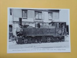 Lokomotive deutsche Bundesbahn Bahnhof Güglingen