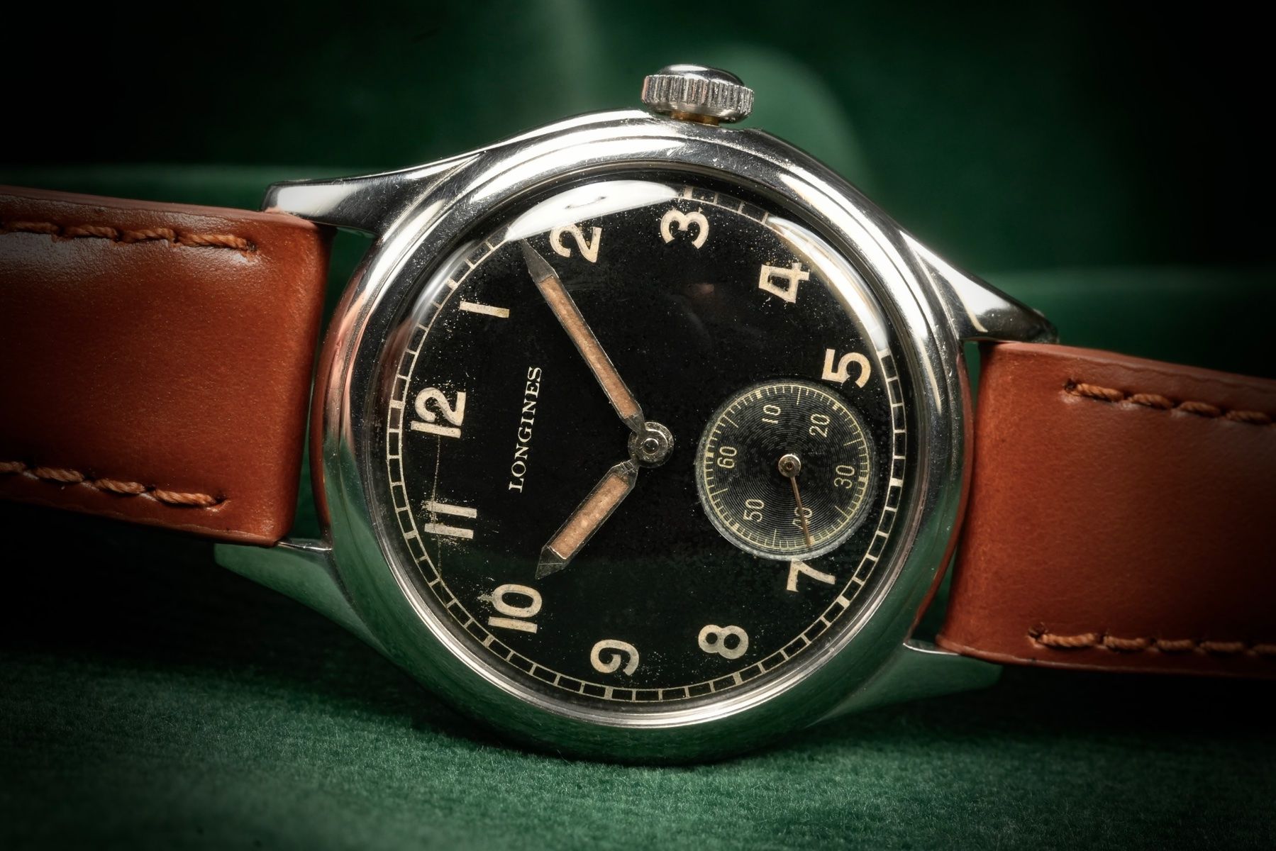 Longines Orologi: Longines - D. Original 1944 WWII Ref. 22880 Luftwaffe Watch – Usato da Morcote venduto da chronoservice