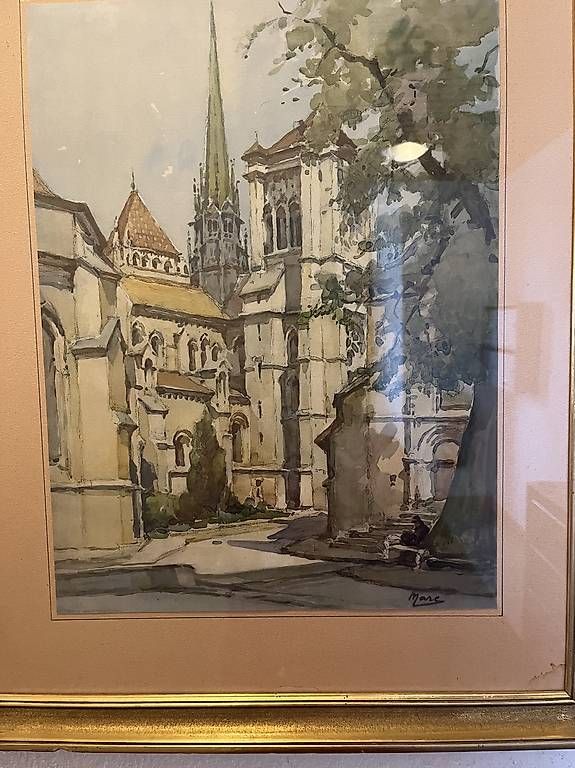Incisioni: Gravure ancienne de Genève- signée – Usato da Enges venduto da Guarajuba01