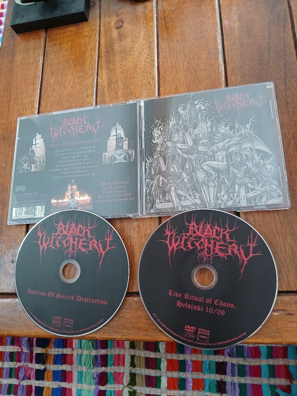 CDs: black witchery- inferno...(cd, dvd) – D'occasion à St-Cergue par VeganWarrior