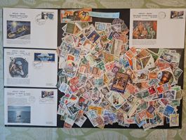 Ca 1000 Ausland-Briefmarken ab Uralt (AU5)