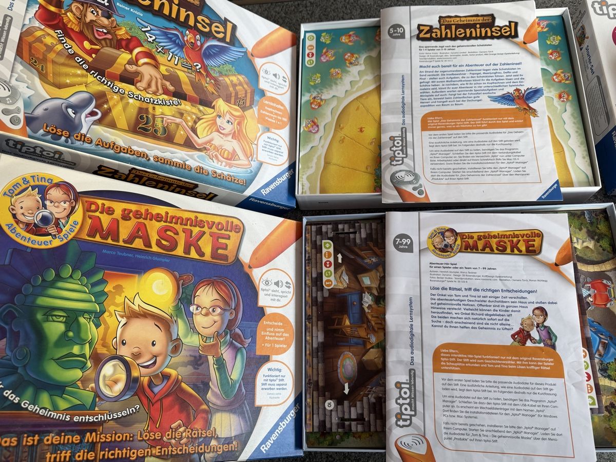 Tiptoi Giochi: Tip Toi Spiele Set mit Stift – Usato da Deitingen venduto da Himhip 4