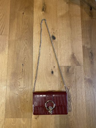 Handtasche Burgunderrot