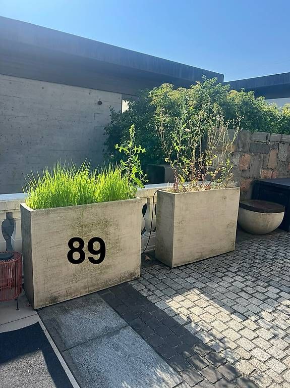 Vasen & Gefässe: 2 HIGH VASES RECTANGULAR  – Gebraucht aus Pfäffikon SZ von lar_wl22 1