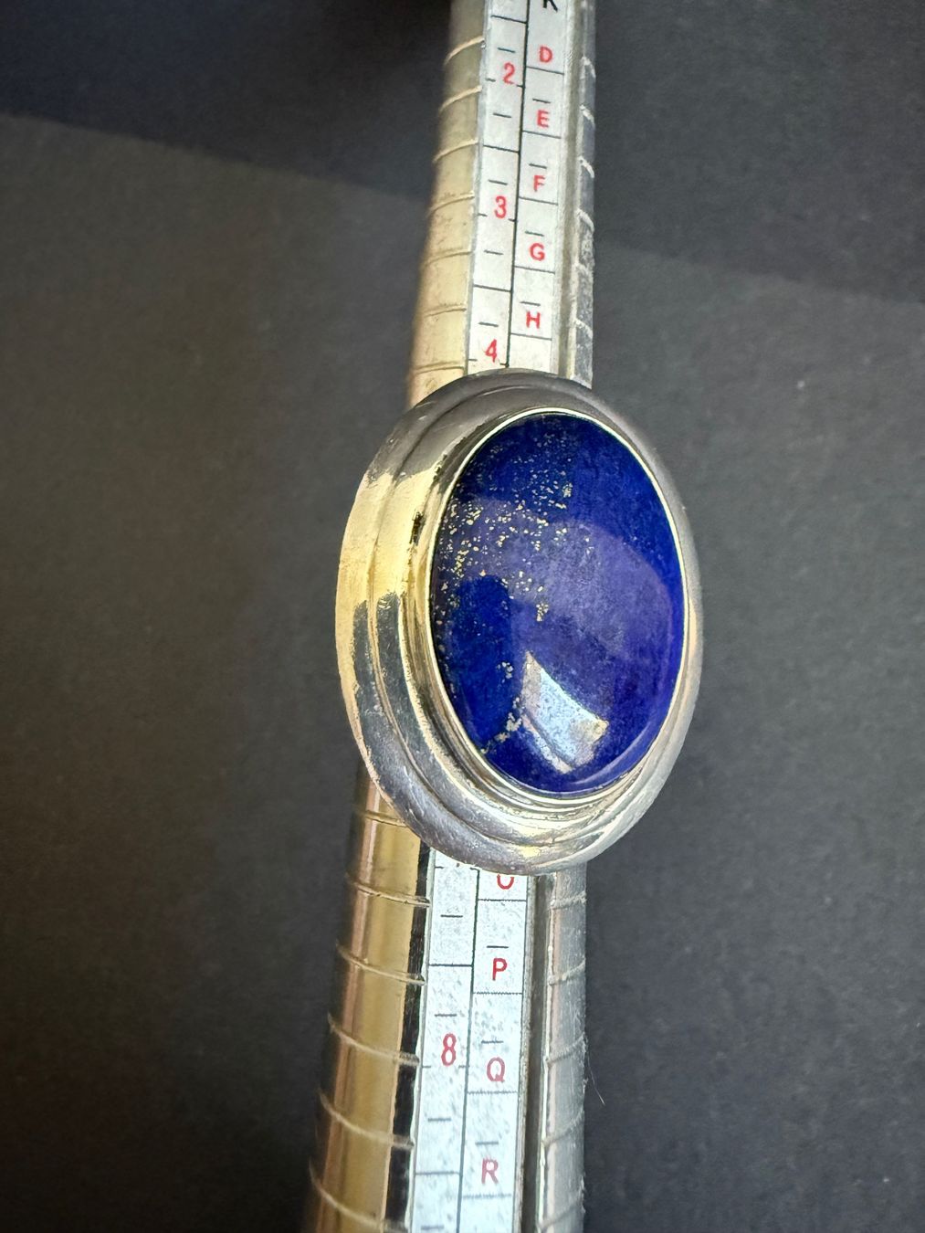 Bagues: Silber Ring mit Lapislazuli 800 – D'occasion à Spiegel b. Bern par Rogger72 5