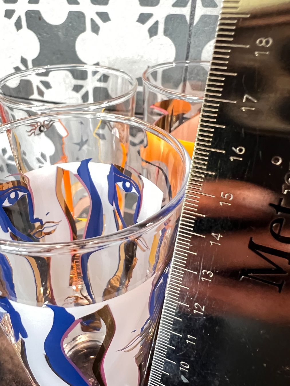 Bicchieri: Vintage RASTAL ARTWORK COLLECTION drinking glasses – Usato da Lausanne venduto da NYC67 9
