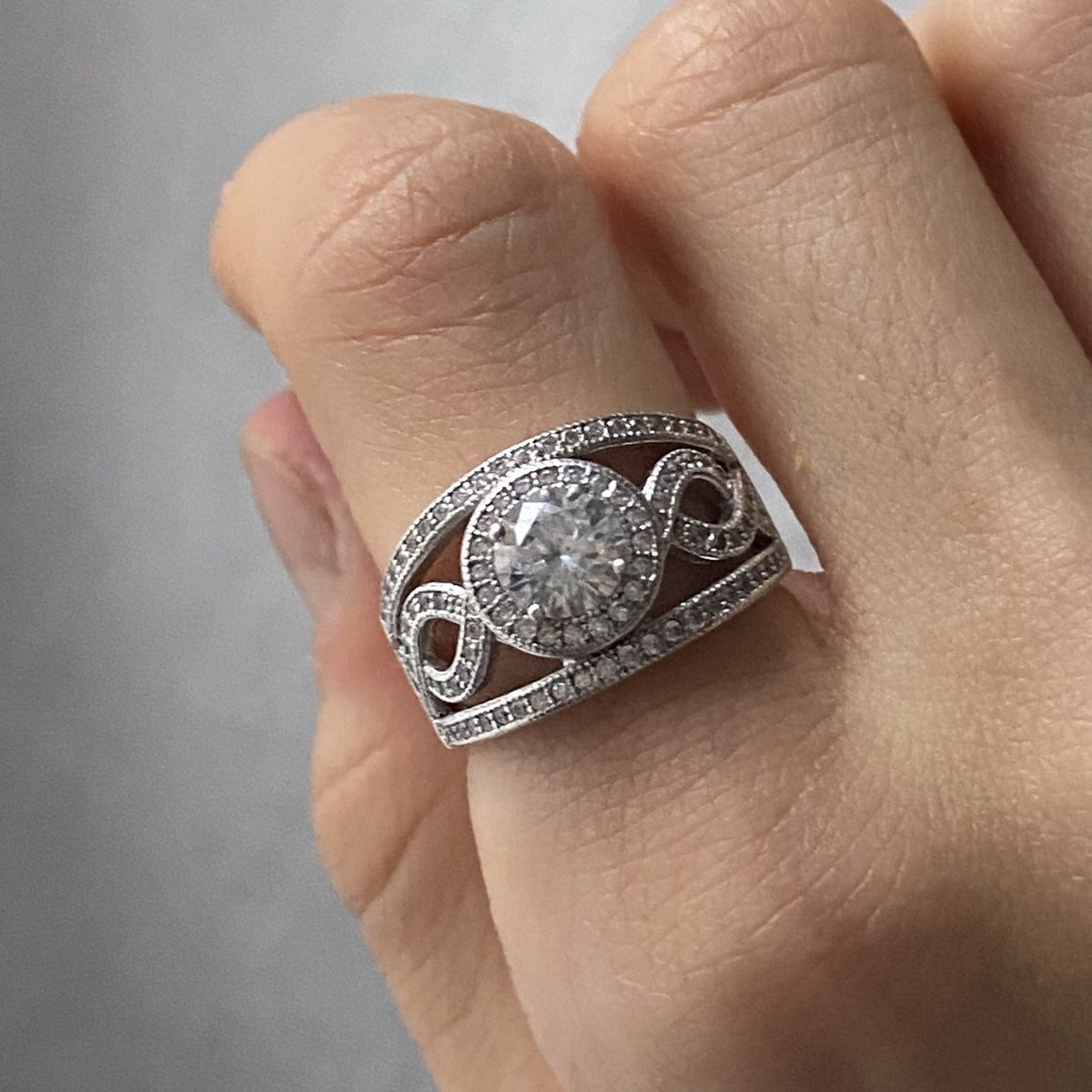 Anelli: Silber 925 Solitär Prinzessin Ring – Nuovo (secondo la descrizione) da Givisiez venduto da dor_xb9k