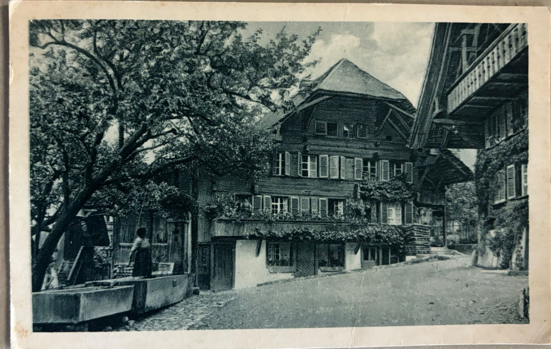 Cartoline postali: Bauernhaus, Landwirtschaft, 1927 – Usato da Frauenfeld venduto da Merk52