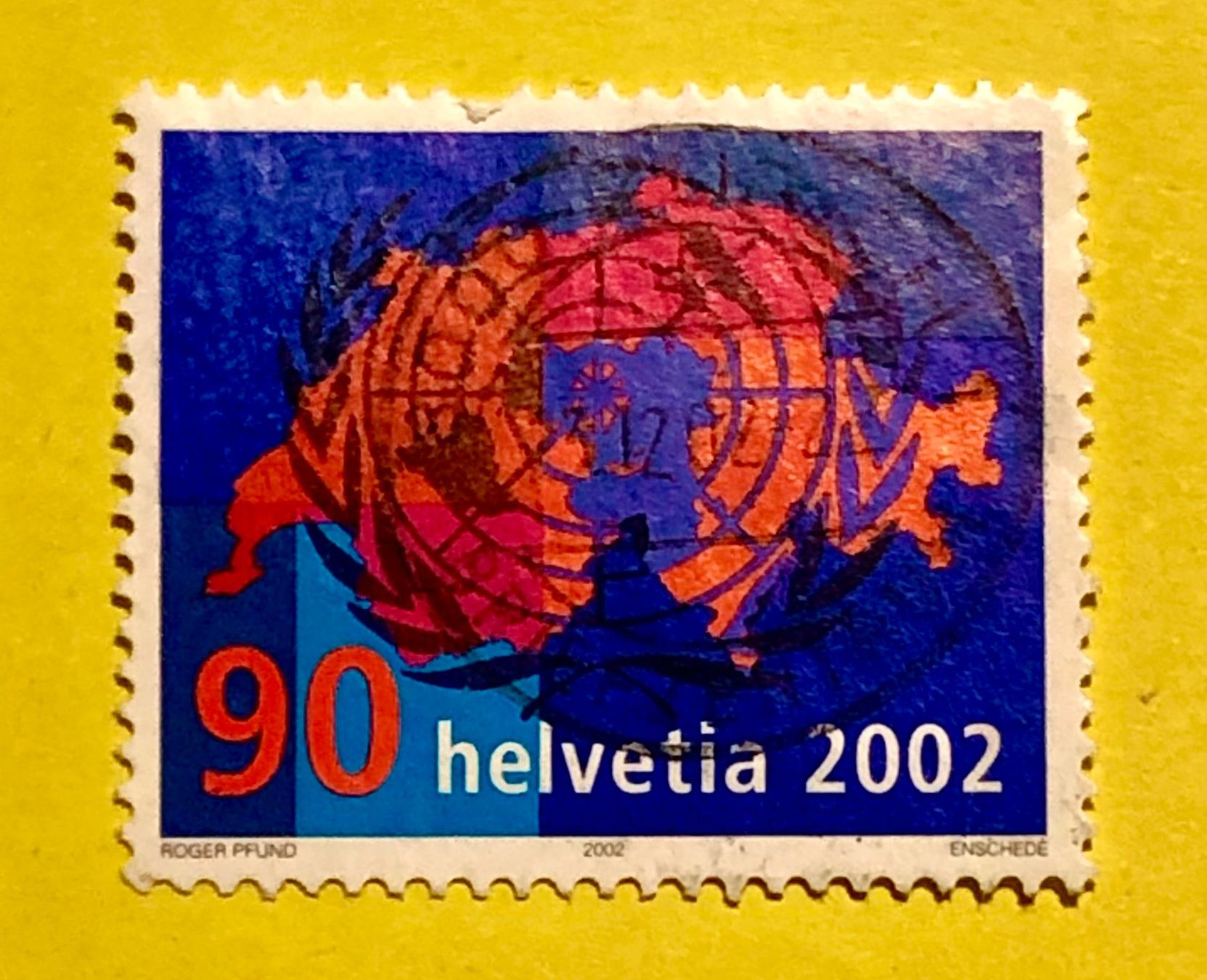 Tutti i francobolli: Nr.1059  GESTEMPELT UNO-Beitritt  2002    – Usato da Aarau venduto da Billa007