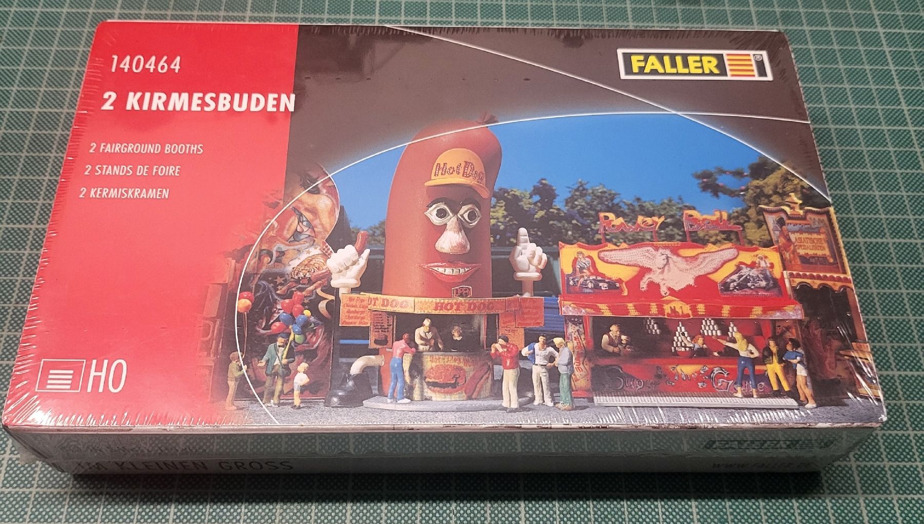 Faller Modellini di ferrovie: Faller 140464 2 Kirmesbuden H0 – Nuovo e nell'imballaggio originale da Malters venduto da minitrix79