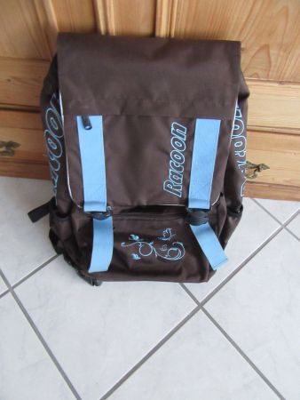 Kult Schulrucksack Racoon Braun/Blau