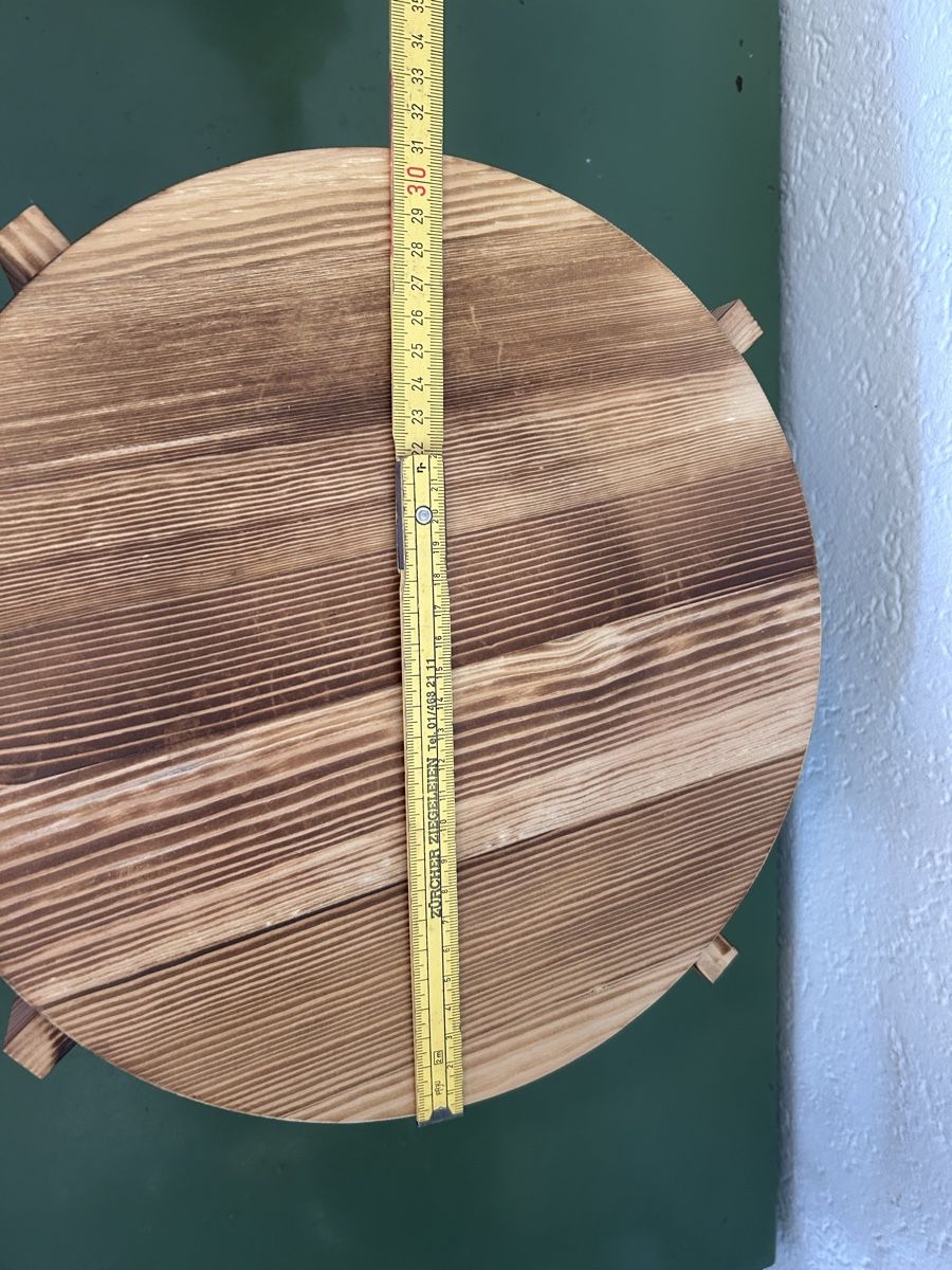 Elettrodomestici da cucina: Kessler Holz Pfannenuntersetzer rund gebrannt – Usato da Zürich venduto da ann_9fv5 4