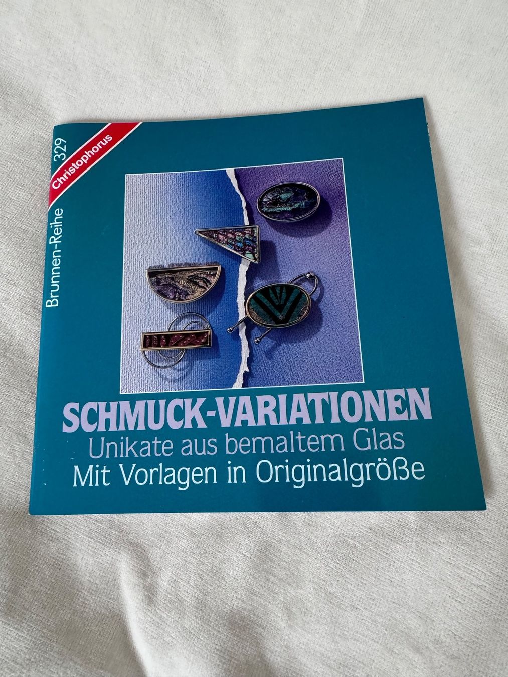 Bücher: BUCH BASTELN Schmuck Variationen, bemaltes Glas mit Vorlagen – Gebraucht aus Genève von k1164