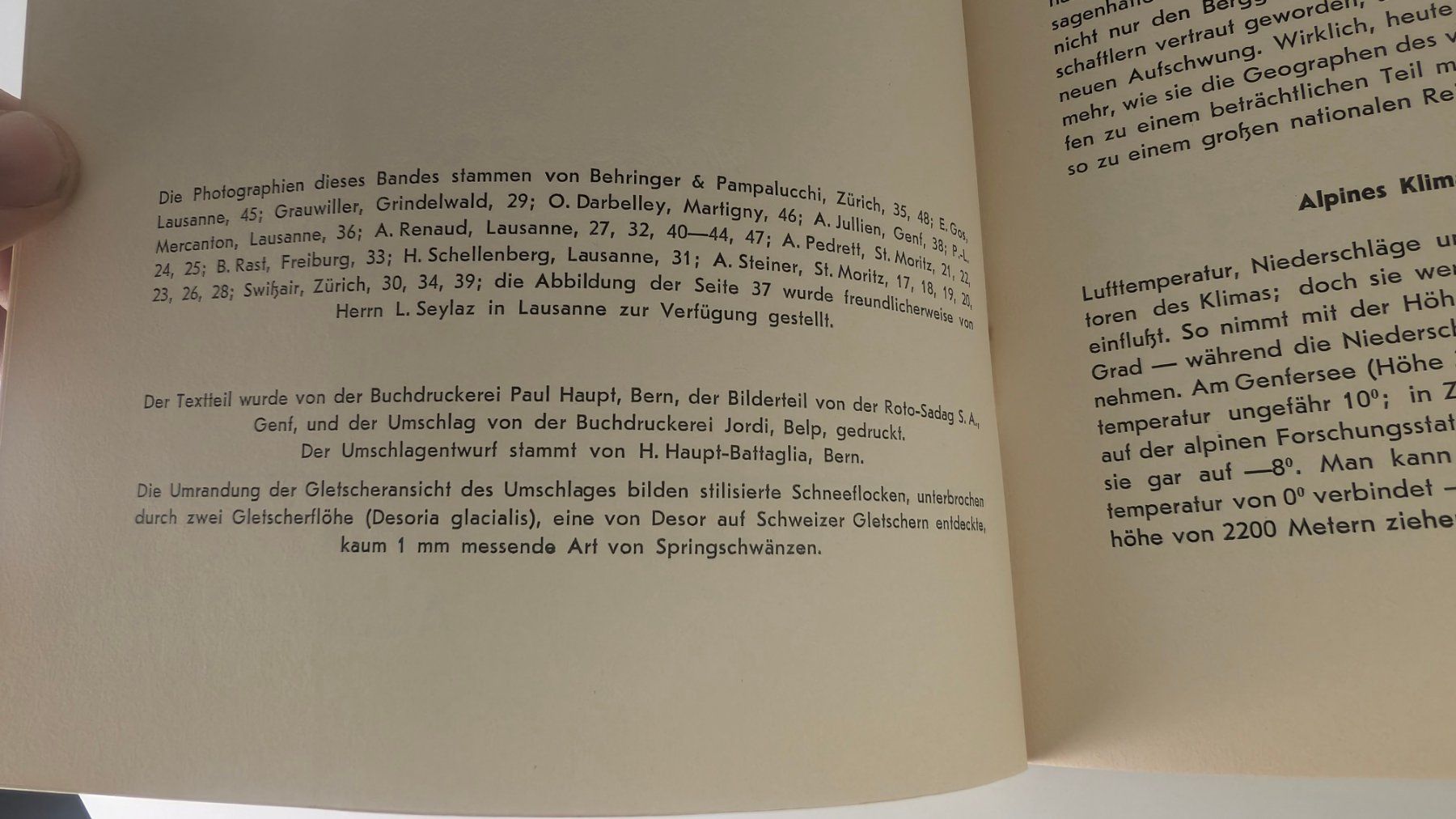 Libri: Schweizer Heimatbücher: Schweizer Gletscher 1949 – Usato da Zürich venduto da axolottchen 3