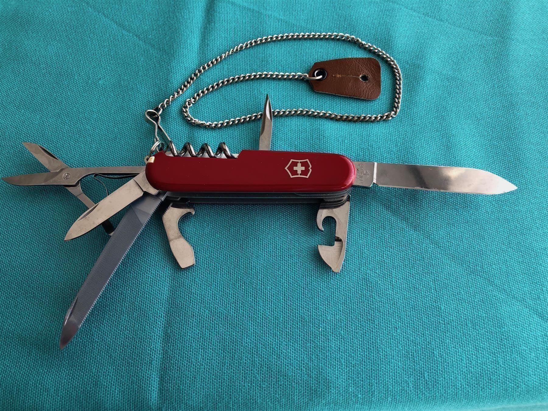 Coltelli tascabile: Schweizer Armee Messer Victorinox, Kette – Usato da Steinhausen venduto da Super05 3