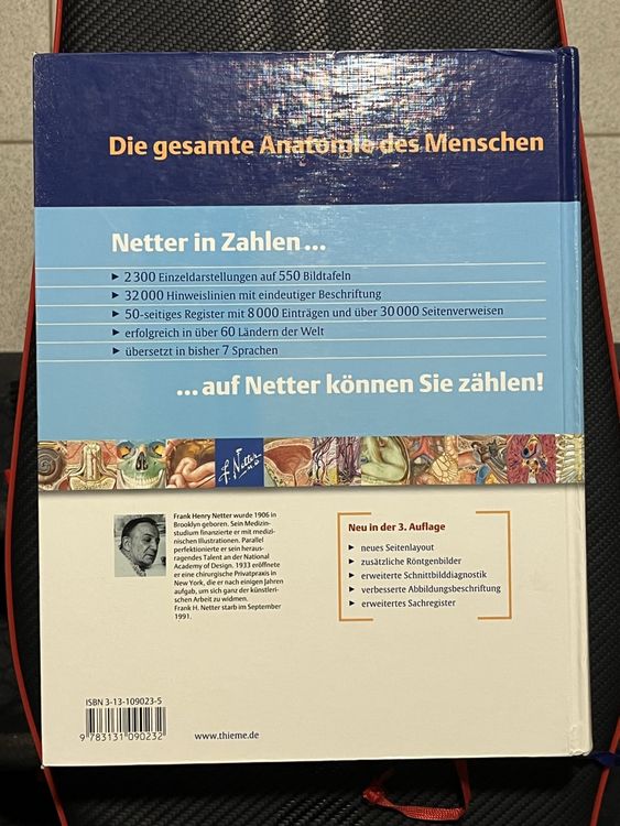 Anatomie Atlas von Netter (Gebraucht) in Frauenkappelen für CHF 45 ...