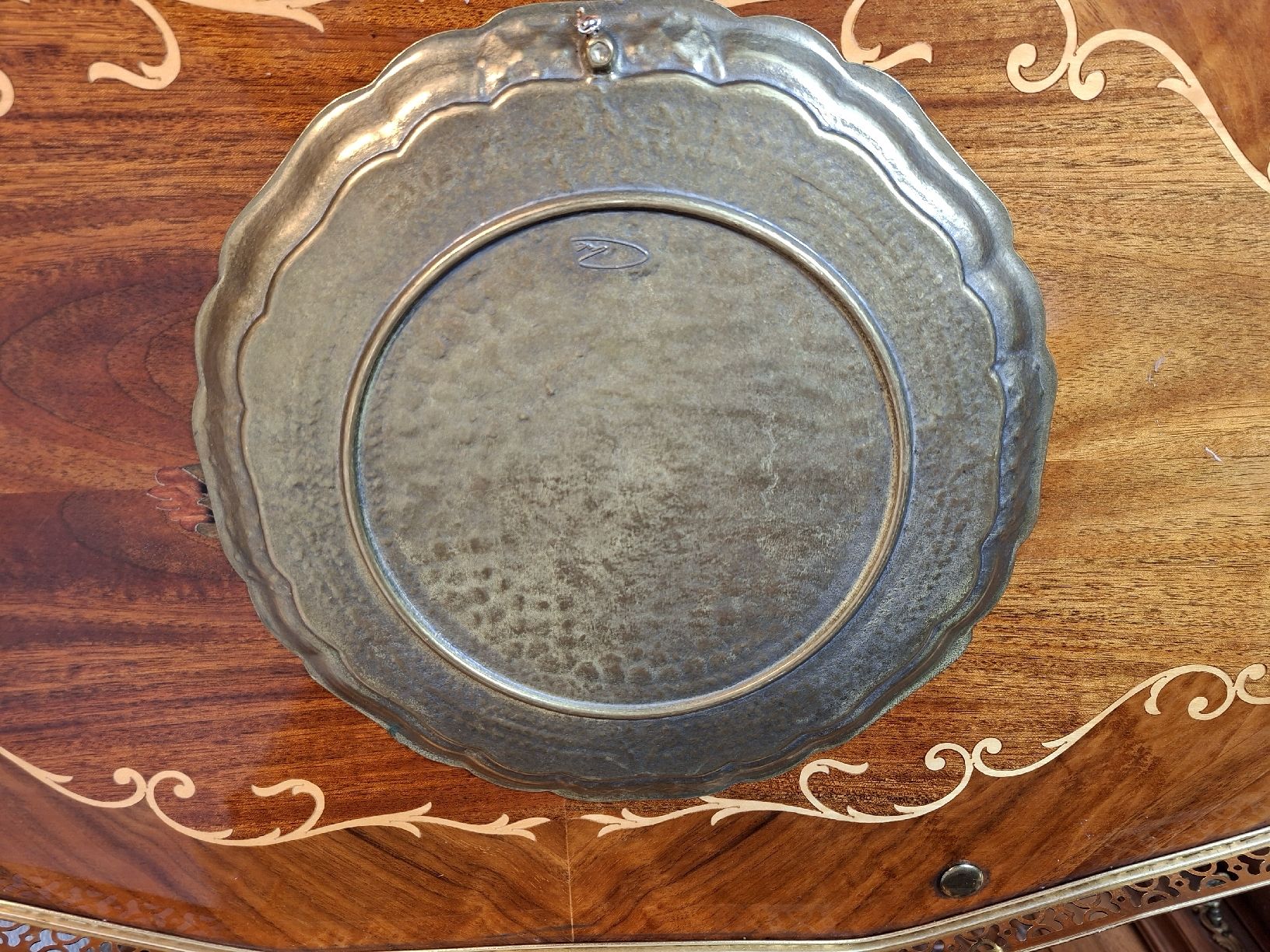 Piatti di portata: Jugendstil Wandteller Messing Antik Zierteller  – Usato da Steffisburg venduto da ZeitReise_ 2