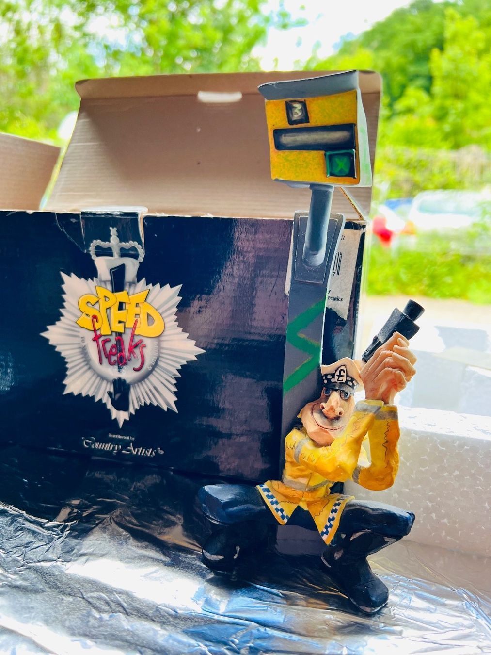 Statuette: Speed Feak/Polizei/Radar/Figur – Usato da Dittingen venduto da Lupo35