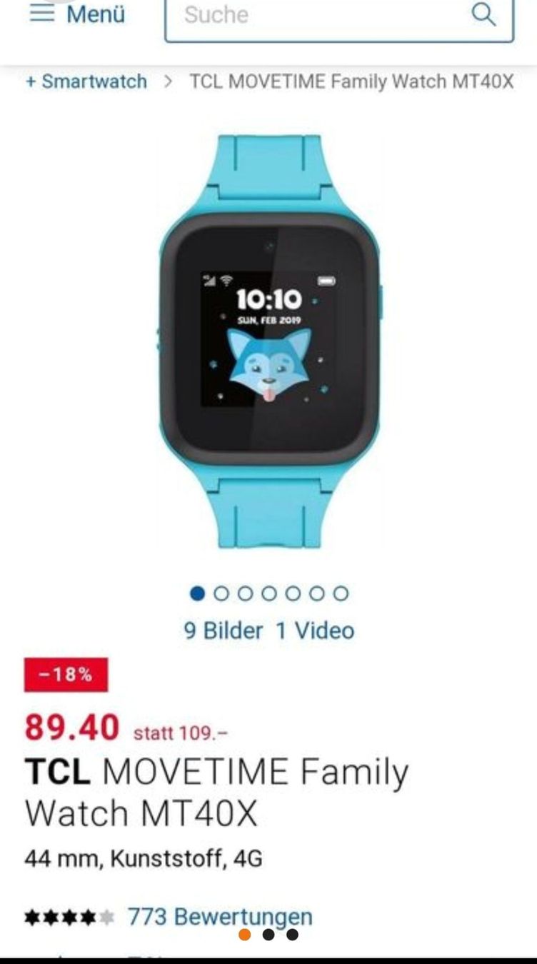 Swatch Smartwatch: Smartwatch TCL MOVETIME Family – Usato da Solothurn venduto da Electronic.3