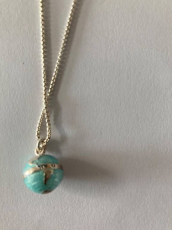 Thomas Sabo Catenine: nie getragene Thomas Sabo Silberkette mit Weltkugel – Nuovo e nell'imballaggio originale da Otelfingen venduto da pat_8jmb 3