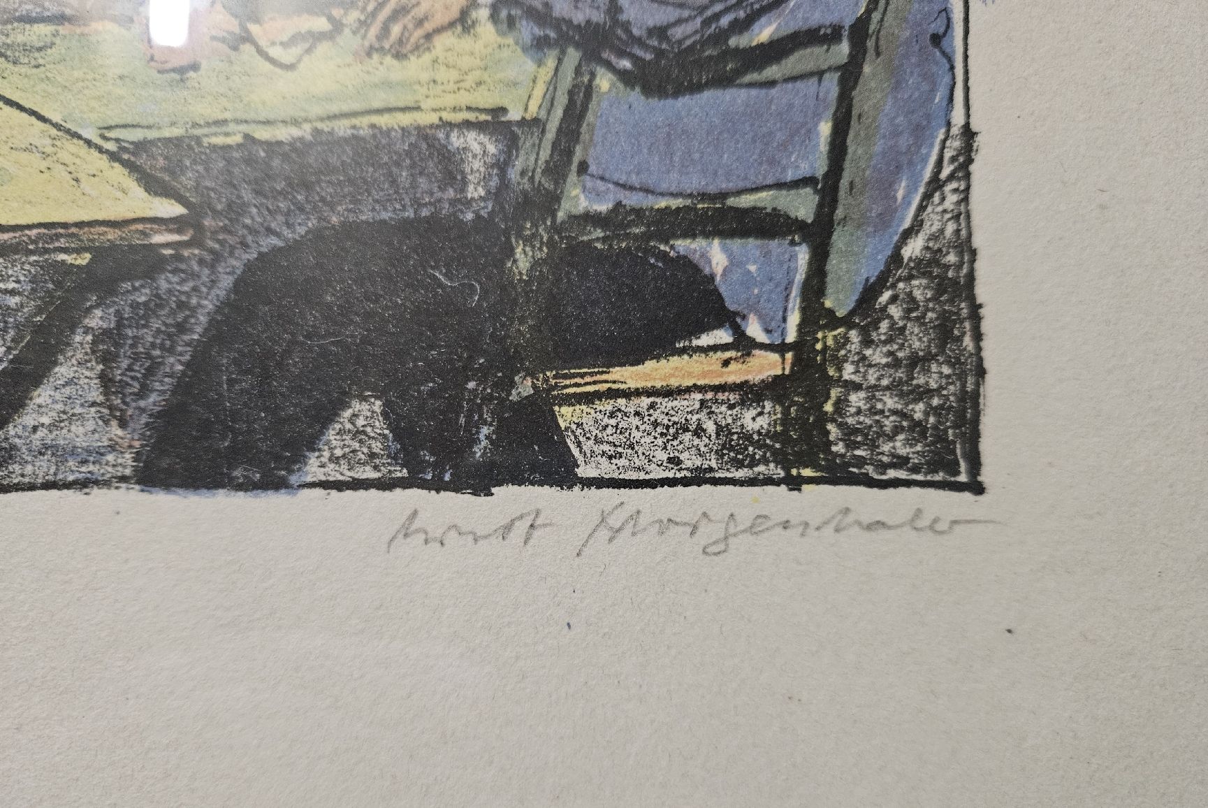 Grafica & Litografie: Ernst Morgenthaler Farblithographie – Usato da Hauptwil venduto da Schwertfisch24 1
