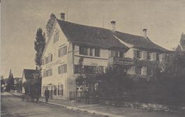 Zollikon  ZH   -  Seestrasse mit Restaurant ANKER anno 1915