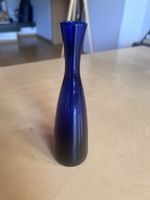 Elegante Vintage Vase aus Glas, Kobaltblau - Zeitloses Desig