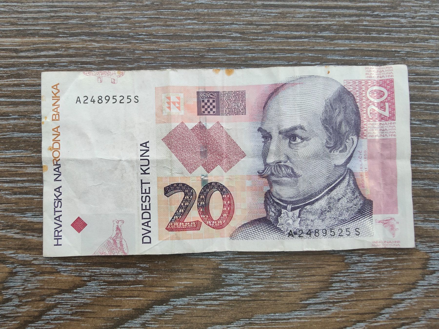 Banknoten: Kroatien 20 Kuna 2012 !!!!! – Gebraucht aus Flaach von Lonzo99