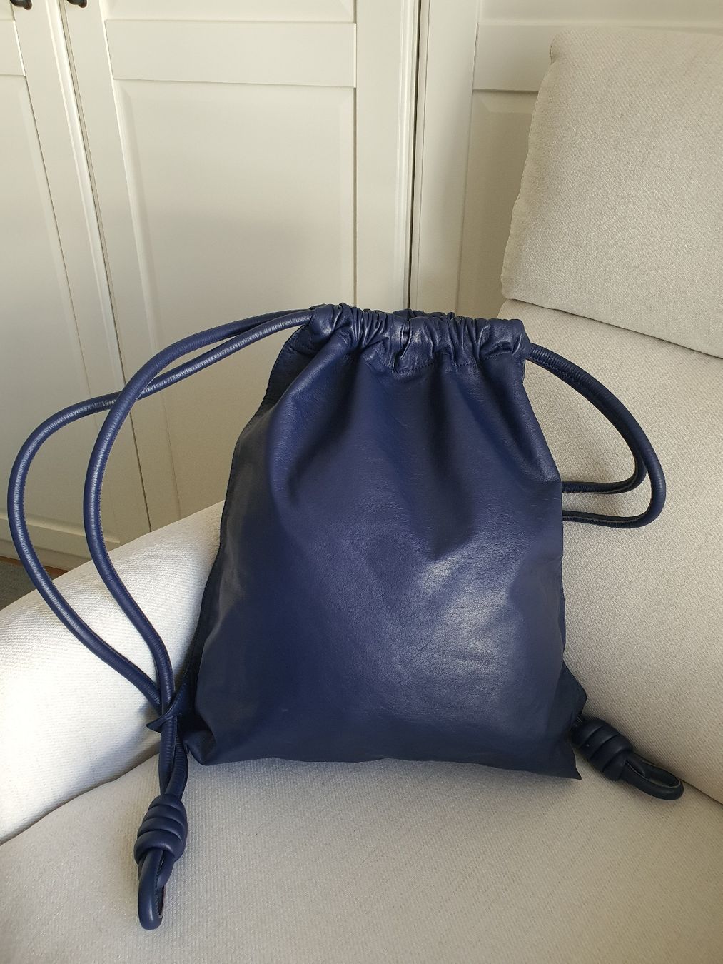 Loewe Borse: Loewe Backpack Leather Blue Used  – Nuovo (secondo la descrizione) da Genève venduto da gvokiii 2