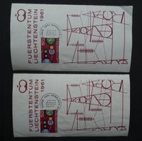 Lichtenstein 1961  Ausgabetag Vaduz  auf Bogenrand Europa