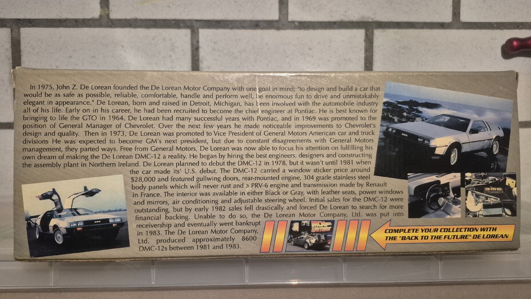 Modellini d'auto: DeLorean – Nuovo e nell'imballaggio originale da Walperswil venduto da bvo_z8zd 1