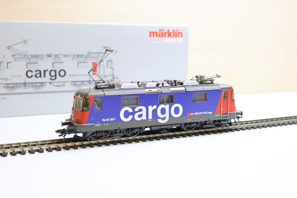 Märklin SBB Re 421 Cargo E-Lok - Digital 37345 (Gebraucht) in ...