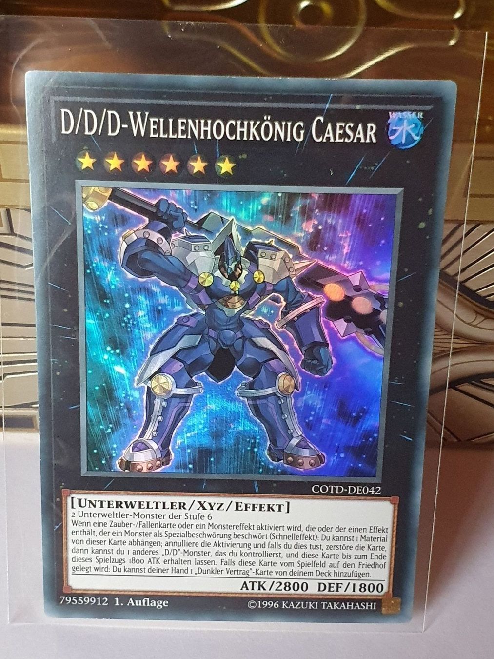 Yugioh Carte collezionabili: D/D/D Wellenhochkönig Caesar Super Rare – Usato da Oberdorf BL venduto da BaldenEagle