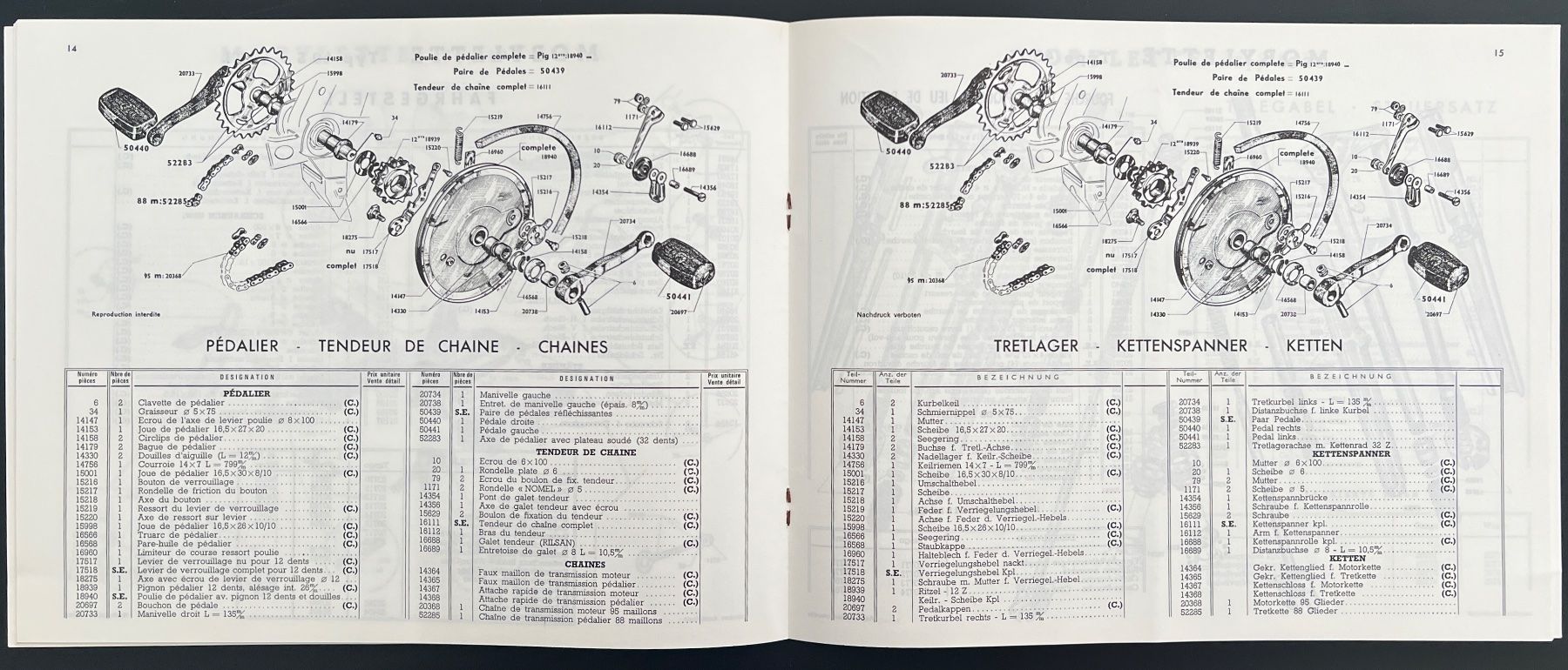 Libri: Mobylette 40S / 40TL Ersatzteilkatalog – Usato da Thun venduto da Cravatte 3