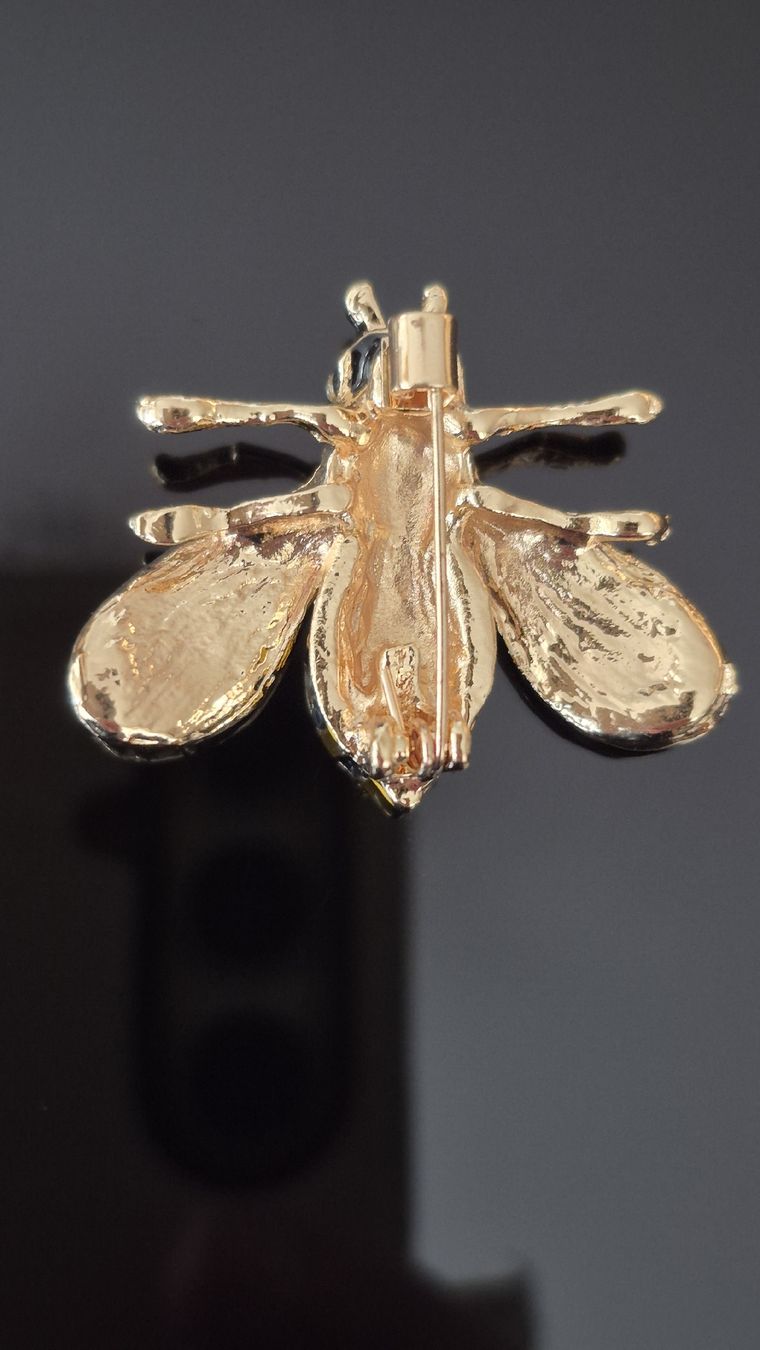 Spille & Fermagli: Bienen Broche mit Strass & Emaille, sommliche Accessoire – Nuovo (secondo la descrizione) da Schiers venduto da Carmela8 1