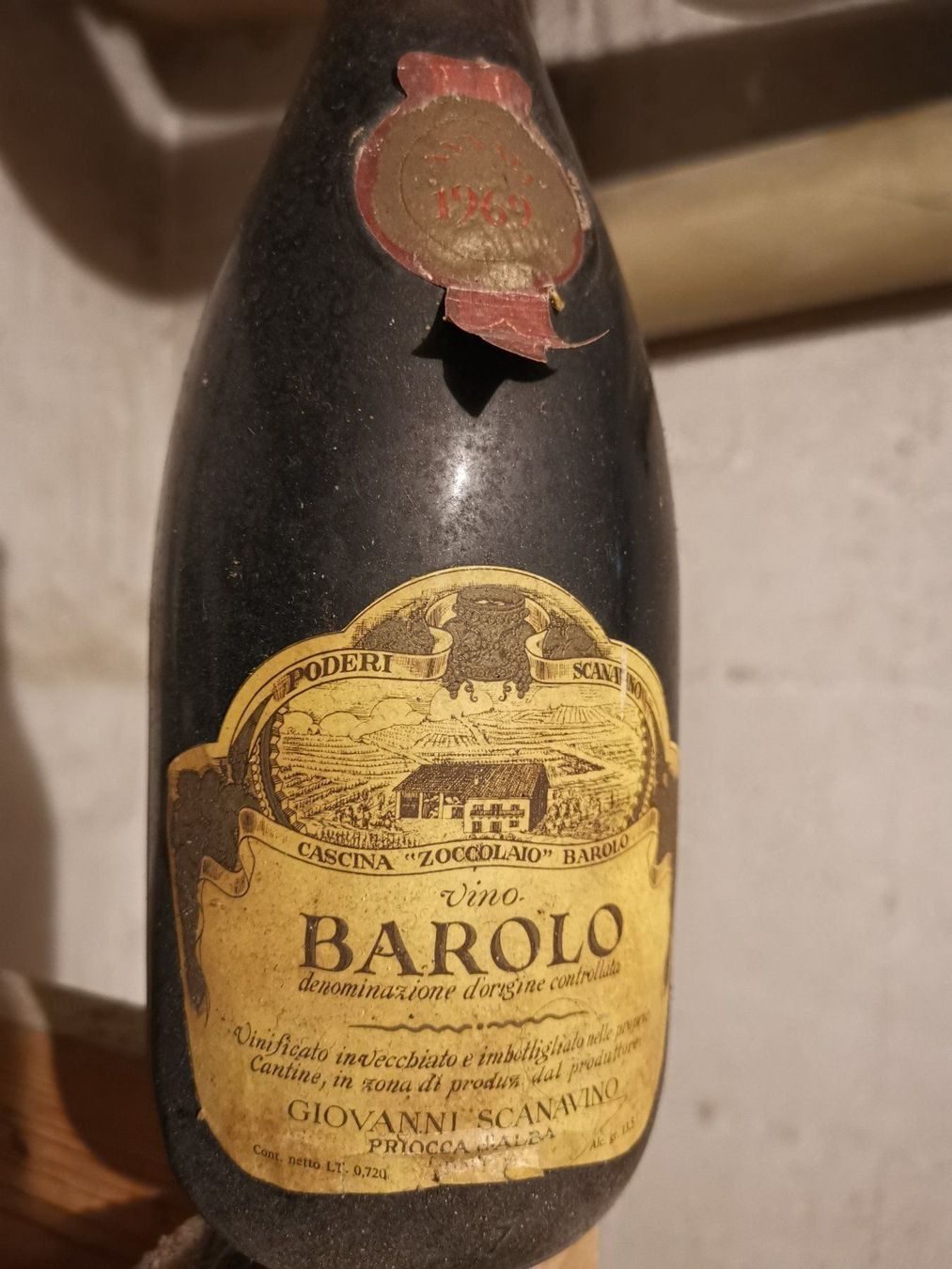 Vino: Barolo Giovanni Scanavino 1969 – Nuovo (secondo la descrizione) da Winterthur venduto da Benz420 1