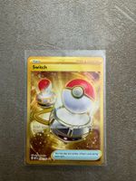 Pokemon Karte Switch 206/165 Gold inkl. Sleeve