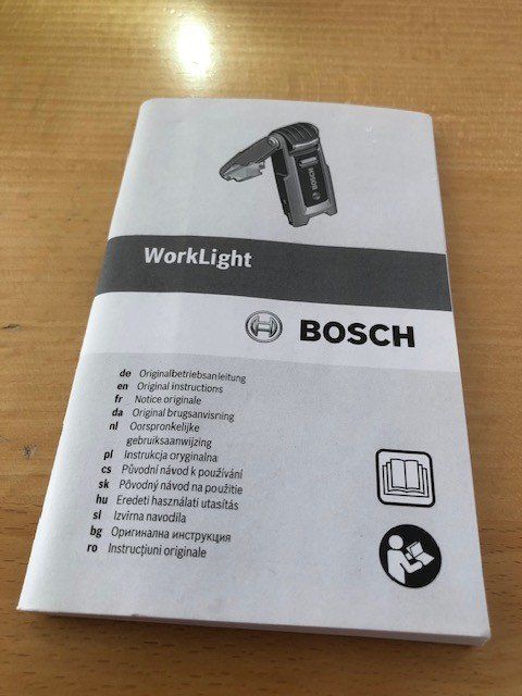 Bosch Lampade: Bosch LED-Leuchte mit Akku Neu – Nuovo e nell'imballaggio originale da Altbüron venduto da zet_pnw5 6