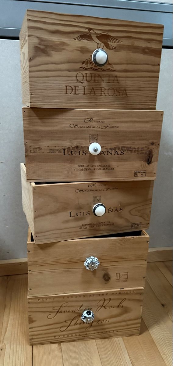 Sonstiges: 5 Weinkisten als Schubladen, passen super in Billy Gestell! – Gebraucht aus Winterthur von ninanill