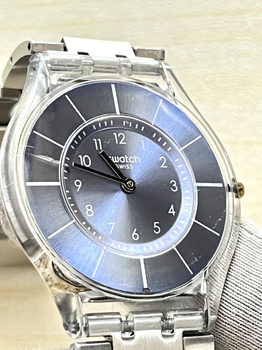 Swatch Uhren: Swatch Uhr transparent mit Metallband  – Gebraucht aus Grenchen von chththl 6
