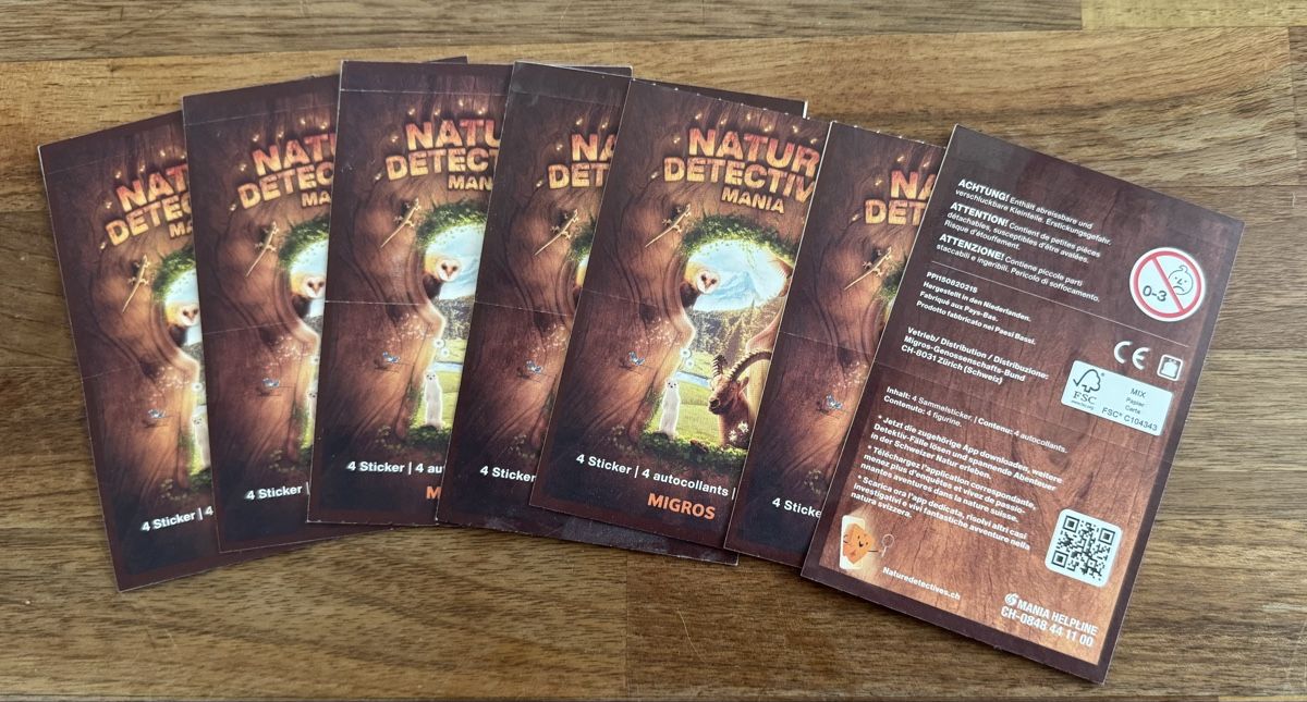Migros Cartes à collectionner: NATURE DETECTIVES MANIA – Neuf avec emballage d'origine à Uitikon Waldegg par Bardolino7 1