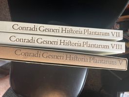 buch conrad gessner, historia plantarum, band 5,7,8