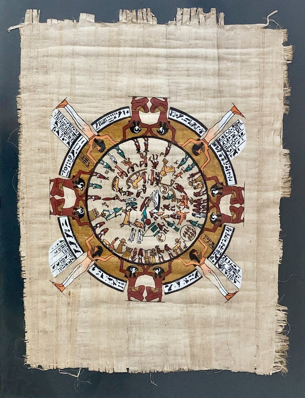 Foto & Immagini: Aegyptischer Kalender auf Papyrus – Usato da Scuol venduto da Crijof