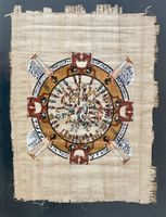Aegyptischer Kalender auf Papyrus