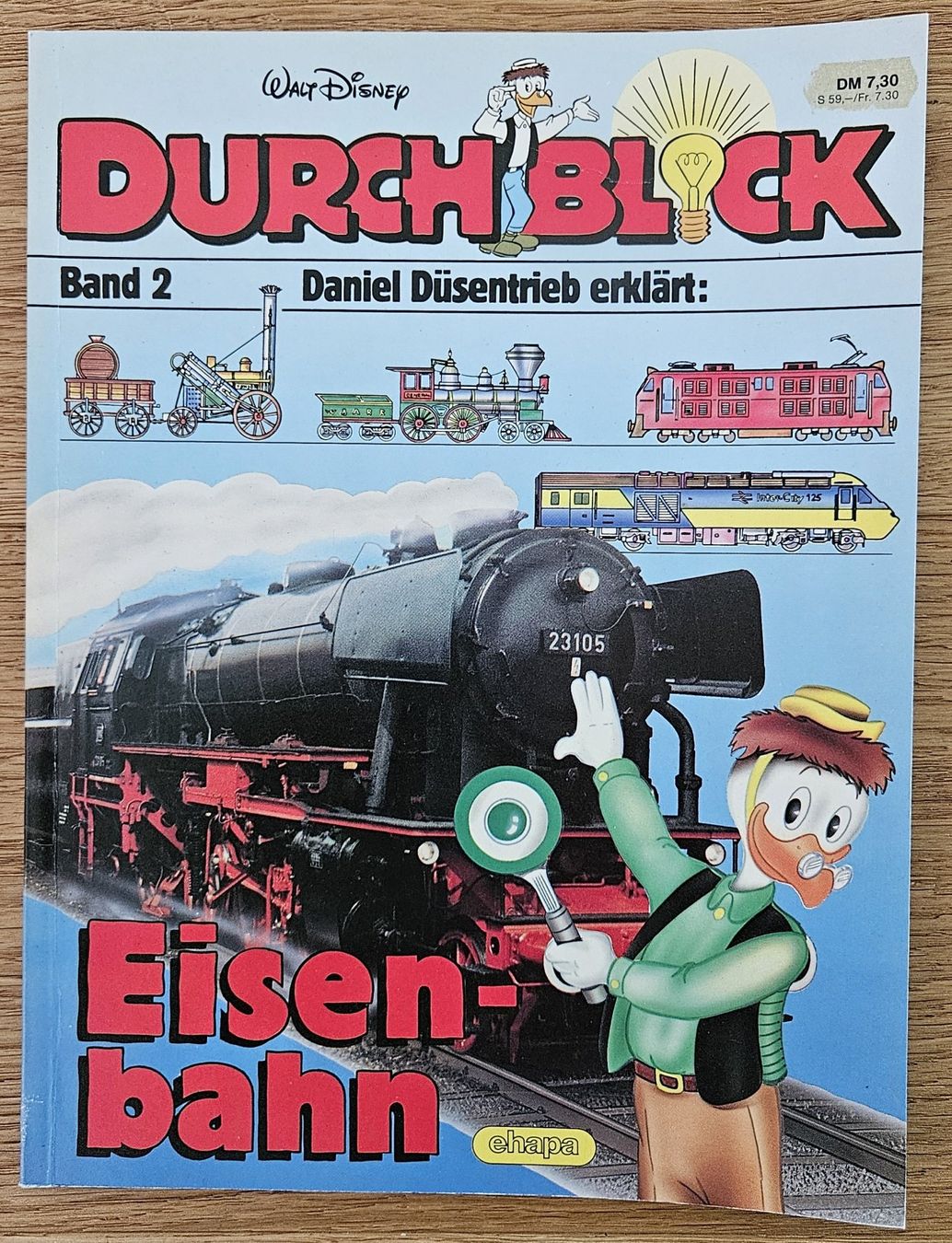 Fumetti: Daniel Düsentrieb erklärt: Eisenbahnen – Usato da Schaffhausen venduto da asyouwestley