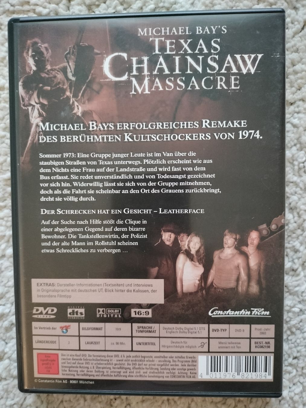 Tutti i DVDs: Texas Chainsaw Massacre - Kult-Horror! – Usato da Niederwangen BE venduto da Scoua 1