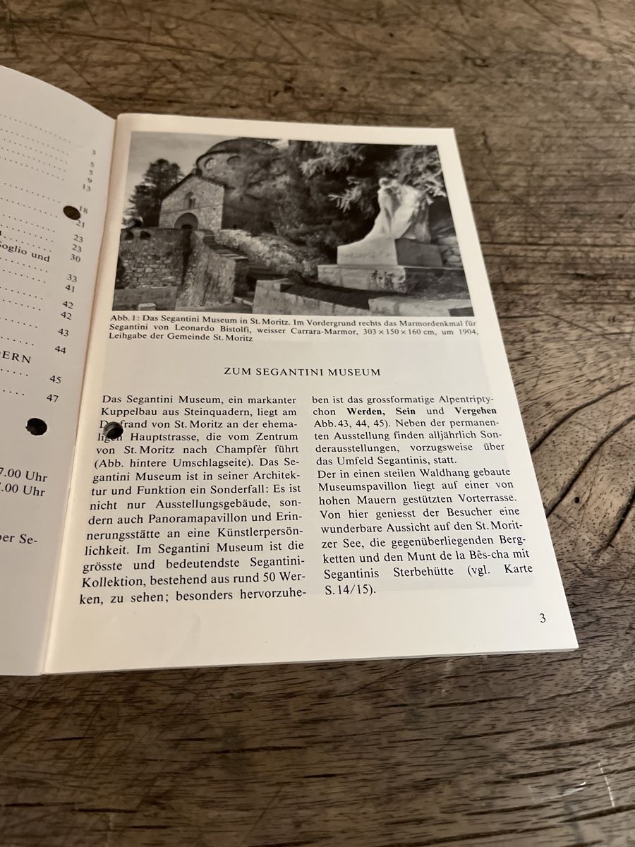 Bücher: Segantini Museum Kunstführer St. Moritz, neuwertig – Gebraucht aus Zuoz von Grr1974 2